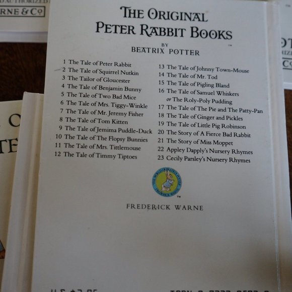 BEATRIX POTTER  Original Peter Rabbit - Picture 5 of 7
